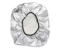 KESOTO Cubierta para Canasta de Bicicleta Impermeable Protector de Lluvia para Cesta Delantera Funda para Polvo Y Sol Accesorios para Transporte de Bicicleta, Plata, Metro