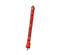 KESOTO de Buceo Marcadora SMB Señalizador Inflable de Superficie Señal de Reutilizable en 210D Nylon Adecuada para Entrenamiento de Prácticas Puertos, Naranja Rojizo, 120x18cm