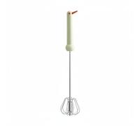 KESOTO de Huevos de Cocina Manual Varilla a de Mano Mezclador Semiautomático de Acero Inoxidable 304 con Presión y Rotación 360 Apto para Tartas Tortillas Cocina Diaria Principiantes, Verde, L