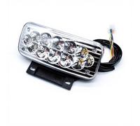 KESOTO Delanteros Ensamblaje Luz Trasera Intermitente Señal Conjunto Resistente Impermeable para de Carga y Ciclomotores Apto, Conjunto de luz Trasera, 18.5x8cm