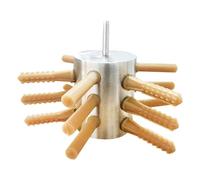 KESOTO Desplumadora de Pollos, Herramienta para Procesar Plumas, Apta para Aves, 18 Dedos medianos