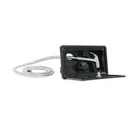 KESOTO Ducha Exterior para Autocaravana con Llave Válvula de Desvío Cabezal de Mano Conjunto de Accesorios Resistentes Fabricado en Acero Inoxidable/para, Negro