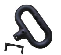 KESOTO Ensamblaje de Manija para Remolque Manija Carrito Empuñadura Repuesto Clip Fijación Plástico con Agarre Moldeado Antifatiga y Componentes de Montaje, Style to 4