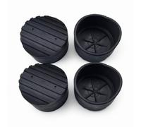 KESOTO Escalera Telescópica con Tapones de Pies Antideslizantes Fundas y Protectores Diseño de Base Ondulada Que Mejora la Tracción y el Suelo Adecuada para, 6.0cm 4 Piezas