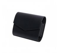 KESOTO Estuche Golf para Telémetro Bolsa Estructurada y Funda de Cuero PU con Solapa Frontal Costuras Limpias y Diseño Rectangular para Golfistas Tamaño12x11x4.5cm Dispositivos en, Negro
