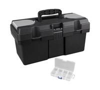 KESOTO Estuche Rígido Portátil, Organizador, Contenedor de Almacenamiento para, Electrónica, 36 X 17 X 17.5 Cm