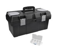 KESOTO Estuche Rígido Portátil, Organizador, Contenedor de Almacenamiento para, Electrónica, Bandeja de 40.5 X