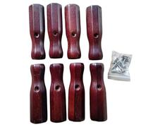 KESOTO Football Juego Mango Accesorio Recambio Futbolín Madera Barra Futbolinho Manejo Sencillo y Gran Durabilidad Adecuado para en Casa Diversión Familiar, Wine Red