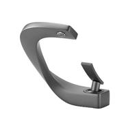 KESOTO Grifo de Baño Monoforo Mezclador Monomando Lavabo Cascada Cobre Resistente con Aireador Integrado Manejo de una Mano Apto para Lavabo de Tocador, Gris Plomo