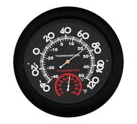 KESOTO Higrómetro, Medidor de Temperatura de Pared, Escala Precisa Y Clara, Medidor de Humedad para Centros Comerciales, Cocina Y Baño, Type a
