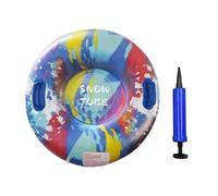 KESOTO Inflatable Snow Tube con Asas Ergonómicas Equipo de Deslizarse sobre Nieve Material de PVC Bomba Incluida Almacenamiento Compacto Adecuado Pa, Pintada