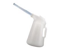 KESOTO Jarra de Aceite Recipiente Medidor de Aceite Mango Ergonómico con Escala con Tapa Versatilidad con Accesorios Jarra Dispensadora de Aceite, 5 L