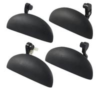 KESOTO Manija Puerta para Coche con Acabado y Agarre Firme Componente Exterior Negro Fabricado en con Soporte Posterior Integrado Acuada para Sustitución Piezas y Cuidado l Vehículo