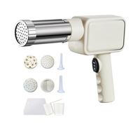 KESOTO Máquina Eléctrica Automática para Hacer Pasta, Prensa de Fideos, Cortador de Cocina, Estructura Sólida de PP, Adecuada para Bricolaje, 1 Unidad, Blanco, tal como se describe