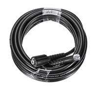 KESOTO Máquina Limpiadora Alta Presión con Trenzado Alambre Acero y Recubrimiento Exterior Negro Flexible con Conexiones Metálicas Acuada para Limpieza Entradas y, 8 Metros