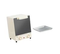 KESOTO Mini Horno Eléctrico para Pizza Y Pasteles, Temporizador de 60 Minutos, Horno de Encimera Portátil