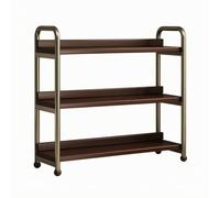 KESOTO Organizador de Escritorio Estante Repisa Archivador Soporte Mueble Portátil con Asas Laterales para Reposicionarlo Adecuado para Oficina Estudio Dormitorio Hogar