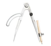 KESOTO para Dibujo Técnico con Lápiz, Herramienta de Precisión para Geometría, Arquitectura, Material de Acero Duradero, Adecuado para Artesanos, 15cm