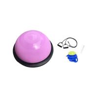KESOTO Pelota de Equilibrio, Tabla de Entrenamiento de Hemisferios, Cojín de Pilates, Accesorio de Fitness, Material Antideslizante de PVC PP para Uso Domést, Violeta