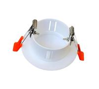 KESOTO Placa de Cubierta para Orificio de Luz Empotrada de Techo, Compacta con Hebilla, Tapa para Orificio de Luz Empotrada de Vidrio, para Hogar, Cocina Y D, Ajuste para orificios de 80 a 89 mm