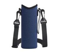 KESOTO Porta Botellas de Agua Bolsa para Botella Soporte Cruzado Funda Protectora de Neopreno con Correa Regulable Resistente Al Desgaste Y Ligera Adecuado P, Azul Marino