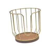 KESOTO Porta Filtros de Café Caja de Papel de Filtro de Café Soporte Organizador de Hierro Contenedor de Cápsulas Accesorio Adecuado para Barra Cocina, oro, tal como se describe