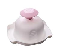 KESOTO Protector de Dedos Ergonómico para Rallador Y Cortador de Verduras, Mango Estable Y Cómodo, Material PP, Portátil, Rosa, Individual