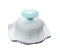 KESOTO Protector de Dedos Ergonómico para Rallador Y Cortador de Verduras, Mango Estable Y Cómodo, Material PP, Portátil, Azul, Individual