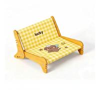 KESOTO Sofá Rascador para Gatos Cama Tumbona Rascador Mobiliario para Mascotas con Estructura de Madera y Tejido de Yute Parecido a Sofá para Adecuado para, 63.5 49 36cm, Estilo Dos