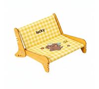 KESOTO Sofá Rascador para Gatos Cama Tumbona Rascador Mobiliario para Mascotas con Estructura de Madera y Tejido de Yute Parecido a Sofá para Adecuado para, 53.5 43.5 28cm, Estilo Dos
