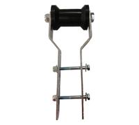 KESOTO Soporte de Quilla para Barco Montaje Rodillo Ajustable Accesorio Soporte Tráiler Metálico Caucho Portátil Resistente Adecuado para Actividades Náutica, 4 Pulgadas