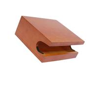 KESOTO Soporte para Bicicleta Organizador de Almacenamiento de Bicicletas Colgador de Pared Soporte Mural Madera Sólida Resistente Adecuado para Hogares Y Es, Rojo marrón