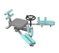 KESOTO Stretching Equipo de Estiramiento Máquina de Piernas Banco para Apertura Entrenador de Cadera con Asiento Acolchado y Apoyos de Espuma Apto para Calentamiento en Casa Estudio Clubes Deportivos