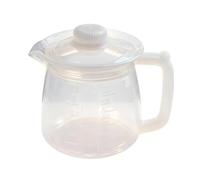 KESOTO Tetera de Silicona para Café, Tetera Antigoteo, Mango Ergonómico, Jarra de Agua de 500 Ml, para Té de, Oficina, Zumos Y Cocina, Claro, Individual