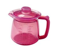 KESOTO Tetera de Silicona para Café, Tetera Antigoteo, Mango Ergonómico, Jarra de Agua de 500 Ml, para Té de, Oficina, Zumos Y Cocina, Rojo Púrpura, Individual