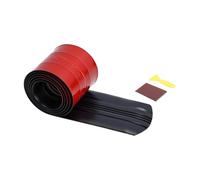 KESOTO Tira Protectora para Quilla Accesorio Completo Material de Caucho Instalación Fácil Protege contra Rocas Raspaduras Adecuado para Barcos de, Negro