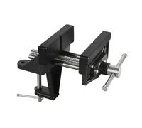 KESOTO Tornillo Banco con Mordaza 150 Mm | Robusto, Tornillo Banco con Base Mordaza en C, Compacto, Herramienta, para Garaje, Carpinteros, Con Cubierta Mandibular