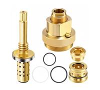 KESOTO Válvula de Ducha Reemplazo Kit de Reparación Cartucho Junta Anillo Asiento con Inserto de Control y Tapón T 12A para Servicio Confiable Adecuado para Hogar Baño Tareas de Fontanero