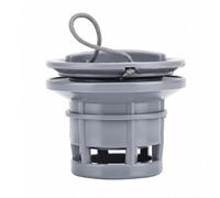 KESOTO Válvula Inflable Giratoria Puerto de Inflado Tapón Tapa Desmontable Plástico Resistente con Brida Circular Adecuada para, Gris, 8 Dientes, Sin Filtro Giratorio