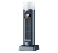 KESOTO Ventilador de Escritorio sin con Base Rectangular Estable de Aire Humidificador Control Táctil Material Innovador, Array, Negro, Ventilador De Torre Con Humidificador