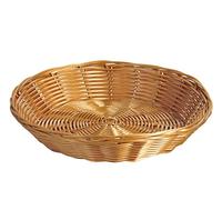KESPER 17830 - Cesta para Pan Redondo Madera/plástico marrón 23 x 23 x 6 cm
