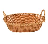 Kesper 17836 - Panera con asa de Malla de plástico (29 x 18 x 13 cm), Color marrón