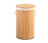 Kesper 19572 | Cesto para la colada, bambú, FSC 35 x 35 cm, altura: 60 cm