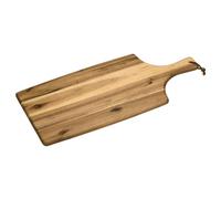 KESPER 28198 - Tabla de cortar y servir (55 x 25 cm, madera de acacia con mango y correa/tabla de cortar)