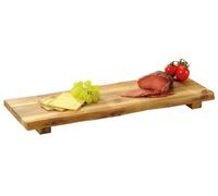 Kesper 28470 - Tabla de servir con patas de madera de acacia, 53 x 19 x 4 cm