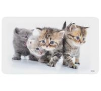 Kesper 31220 - Tabla de Cortar con diseño de Gato, melamina, 23,5 x 14,5 cm, Multicolor