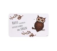 Kesper 32369 - Tabla de desayuno, diseño de búho de café