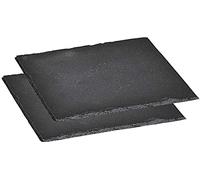 Kesper Bandeja para servir 38109 – Piedra, Negro, 20 cm (2 unidades)