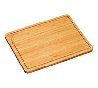 KESPER Tabla de Cortar de bambú (40 x 30 x 1,6 cm), Madera, marrón, 15.8" L x 11.8" W