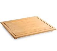 Kesper 58599 Tabla para Cortar y Protector, de bambú, 56 x 50 cm